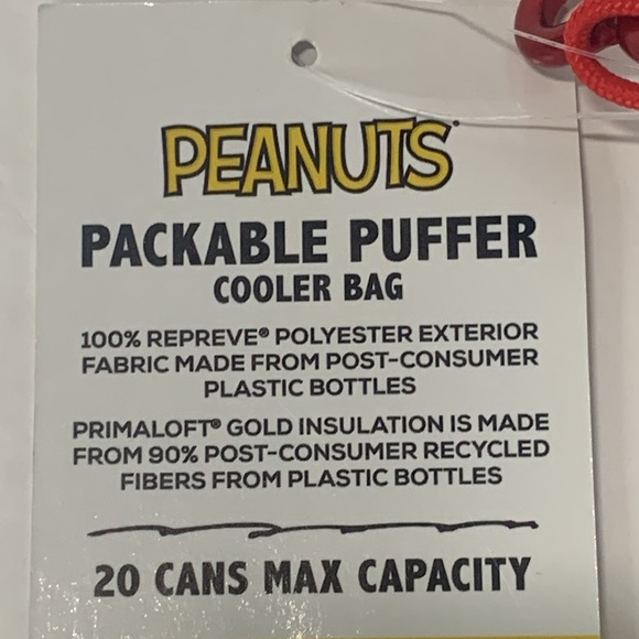 Peanuts Snoopy x Igloo Insulated Packable Tote Bag New - Picture 7 of 8